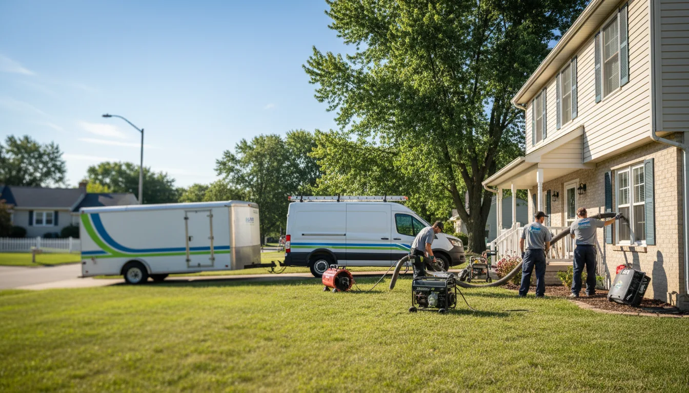 Flooded Basement Restoration And Cleanup With Repair in Datto, AR near me